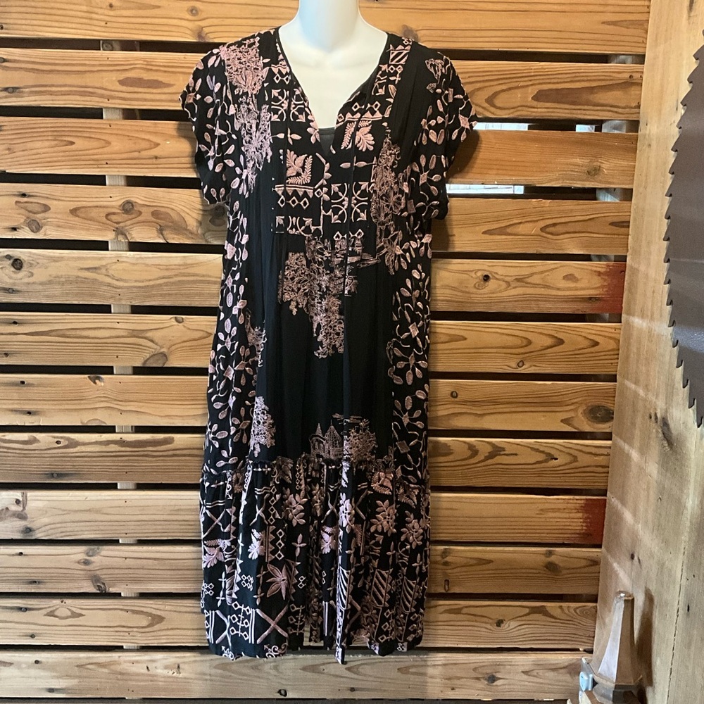 NWT Johnny Was Merwahi Castle Embroidered Dress
